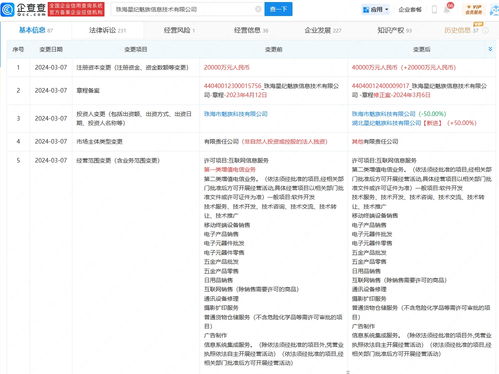 珠海星紀(jì)魅族增資至4億元，強(qiáng)化信息系統(tǒng)集成服務(wù)能力